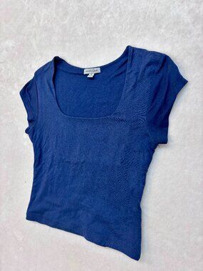 Orange Kiss Women's Blue Top --- Size: Medium --- Great Condition!!